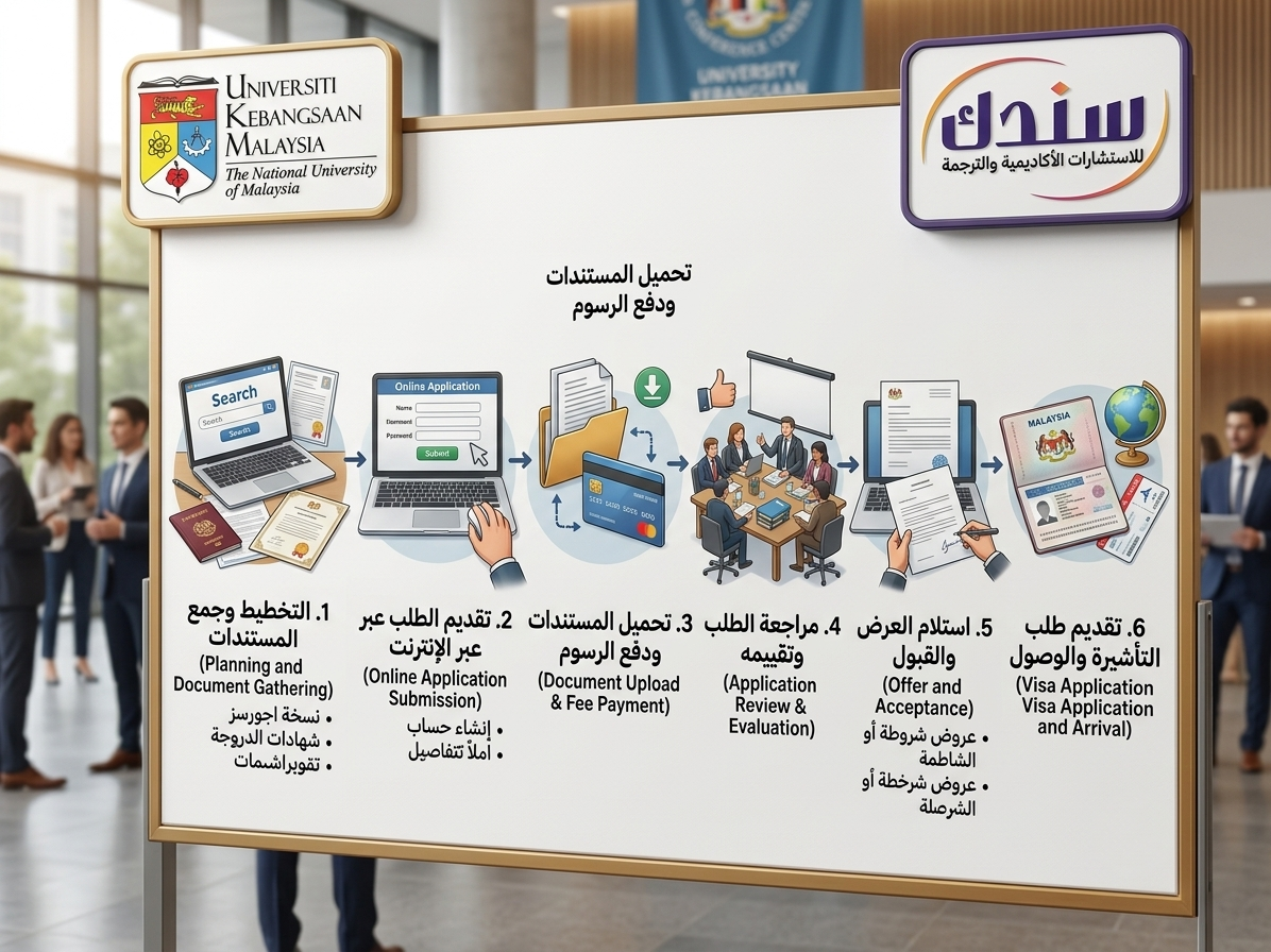 خطوات التقديم على الدراسات العليا في الجامعة الماليزية الإسلامية